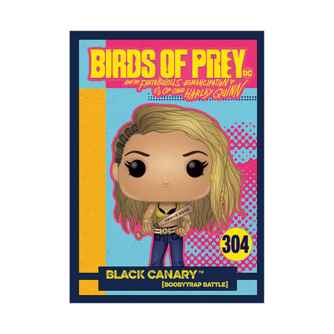 Image of (Funko Pop) Birds of Prey Black Canary Pop! Vinyl Figure with Collectible Card - Exclusive (Pre-Order) - Deposit Only