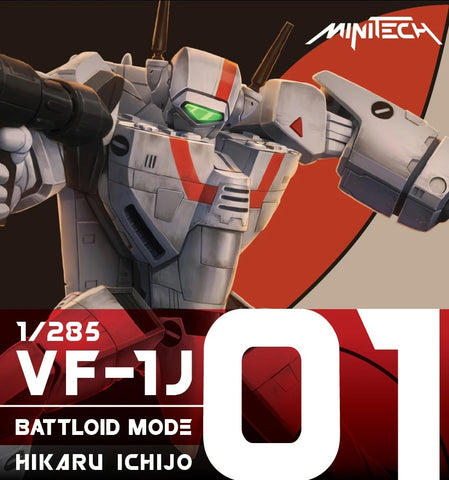 (1/285 Robotech Macross) (MT01) Valkyrie VF1J Battloid Mode (Hikaru Ver)