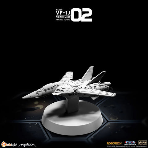 (1/285 Robotech Macross) VF1J Fighter Mode Miniature (Hikaru Ver)