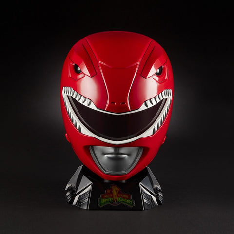 Image of (Hasbro) Power Rangers Collection Premium Red Ranger Helmet Prop Replica