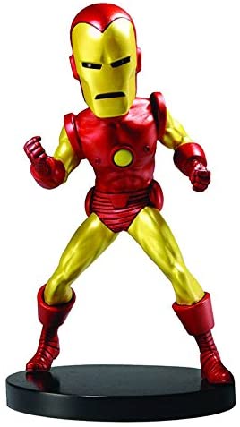 Image of NECA Marvel Classic Head Knocker Iron Man Toy