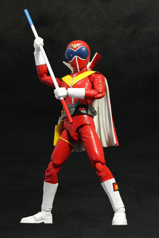 Image of (EVOLUTION TOYS) Himitsu Sentai Goranger HAF Red Ranger (Akarenger) Figure