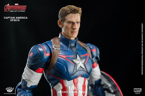 Image of (KING ARTS) 1/9TH CAPTAIN AMERICA DFS026