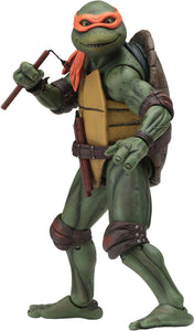 (NECA) Teenage Mutant Ninja Turtles – 7” Scale Action Figure – 1990 Movie Michelangelo
