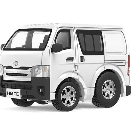 Image of (Tiny Q) Tiny Q Pro-Series 03 - Toyota Hiace (White)