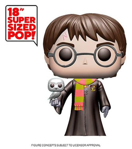 Image of (Funko Pop) POP HP - 18" HARRY POTTER WITH HEDWIG