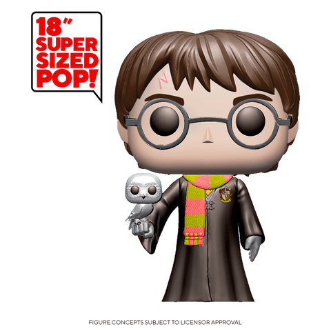 Image of (Funko Pop) POP HP - 18" HARRY POTTER WITH HEDWIG