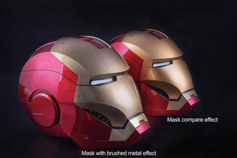 Image of (Killerbody) Wearable Helmet Voice Control Brushed Mask 1:1 Iron Man Mark 7