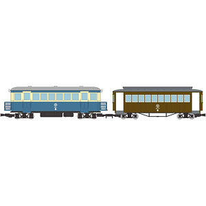 (New Hobby) Train Collection Narrow Scale 80 Nekoya Line New color・Brown color 2 cars (Pre-Order) - Deposit Only