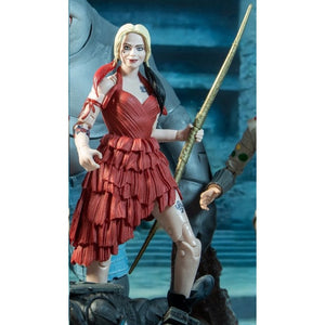 (McFarlane) DC BUILD-A 7IN FIGURES WV5 - SUICIDE SQUAD MOVIE - HARLEY QUINN