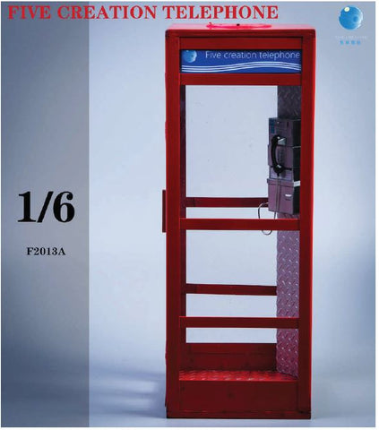 Image of (Five Toys) (Pre-Order) F2013 1/6 A Telephone Booth Scene Platform - Deposit Only
