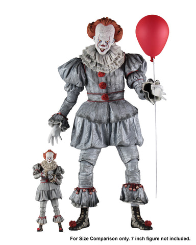 Image of (Neca) (Pre-Order) IT (2017) – 1/4 (18-inches) Scale Action Figure – Pennywise (Bill Skarsgard) - Deposit Only