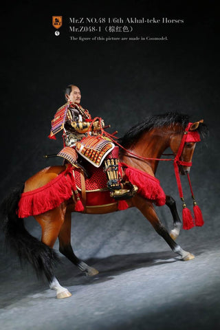 Image of (Mr.Z) (PRE-ORDER) MRZ048-1H 1/6 48 Akhal-teke Hourses (Only Hourses)(Brown red) - DEPOSIT ONLY