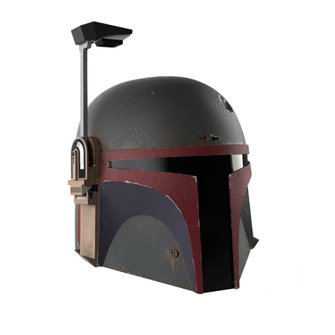 Image of (Hasbro) (Pre-Order) Star Wars The Black Series Boba Fett (Re-Armored) Premium Electronic Helmet - Deposit Only