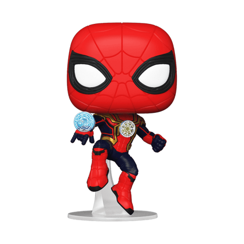 Image of (Funko) (Pre-Order) POP MARVEL: SPIDER-MAN NO WAY HOME - (SPIDER-MAN INTEGRATED SUIT) with Free Boss Protector