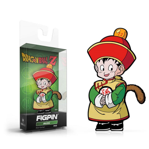 Image of (Figpin) Dragon Ball Z Kid Gohan FiGPiN Mini Enamel Pin (Pre-Order) - Deposit Only