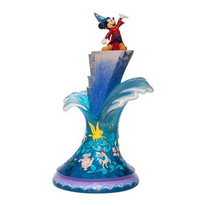 (ENESCO) (Pre-Order) Disney Traditions: Sorcerer's Apprentice Mickey "Summit of Imagination" (18.5 Inches) - Deposit Only