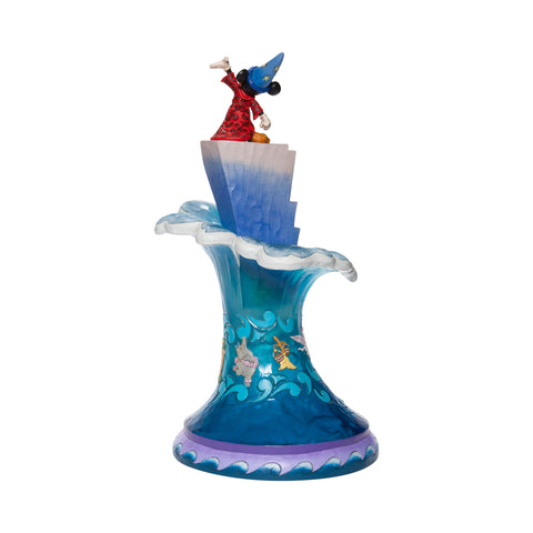 Image of (ENESCO) (Pre-Order) Disney Traditions: Sorcerer's Apprentice Mickey "Summit of Imagination" (18.5 Inches) - Deposit Only