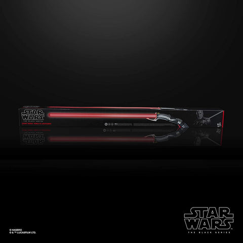 Image of (Hasbro) Star Wars The Black Series Count Dooku Force FX Lightsaber with LEDs and Sound Effects