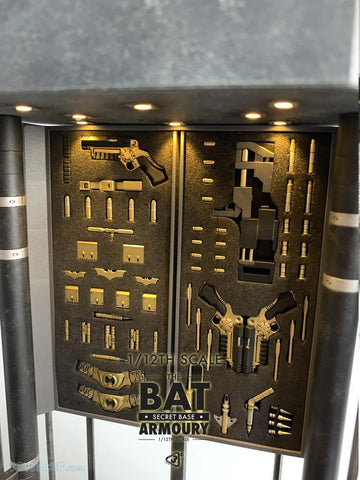Image of (THIRD-PARTY PRODUCTION CO.) (PRE-ORDER) 1/12 SHF MAFEX; The Bat Secert Base Armoury  - DEPOSIT ONLY