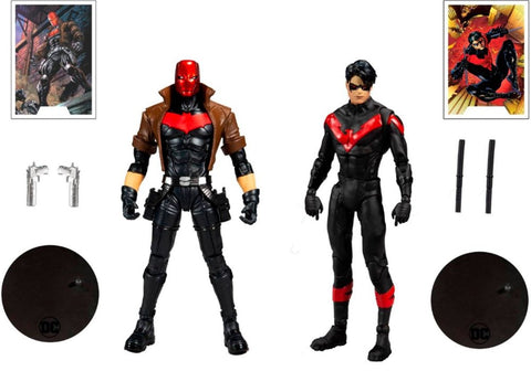 (McFarlane) DC COLLECTOR MULTIPACK - NIGHT WING VS. RED HOOD
