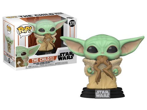 Image of (Funko Pop) POP STAR WARS: MANDALORIAN - THE CHILD WITH FROG
