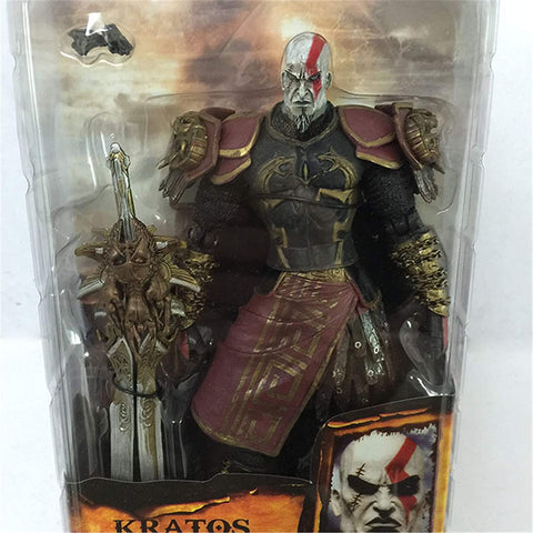 Image of NECA God of War 2 Video Game Action Figures Series 1 Kratos with Ares Armor - Version 2
