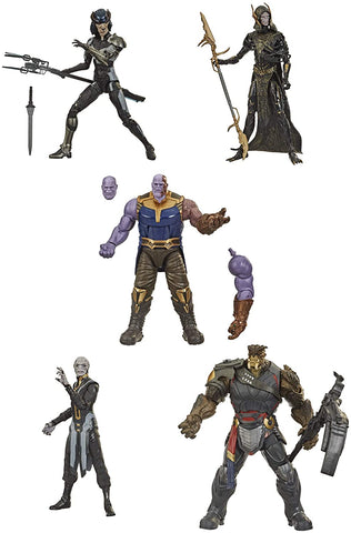 Image of (Hasbro) Marvel Legends Series Toys 6-Inch Collectible Action Figure 5-Pack The Children of Thanos (Amazon Exclusive)