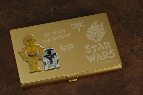 Image of (Kotobukiya) STAR WARS BUSINESS CARD HOLDER C-3PO & R2-D2