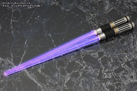 Image of (Kotobukiya) STAR WARS Lightsaber Chopsticks Mace Windu Light Up ver.