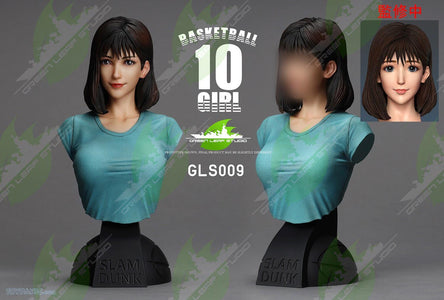 (GREEN LEAF STUDIO) (Pre-Order) Basketball girl (Color finished product) statue GLS009B White version - Deposit Only