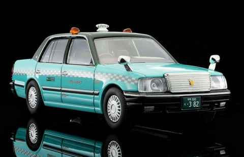 Image of (Tomytec) (Pre-Order) Tomica Limited Vintage LV-N219c TOYOTA CROWN SEDAN Taxi Green Cab - Deposit Only