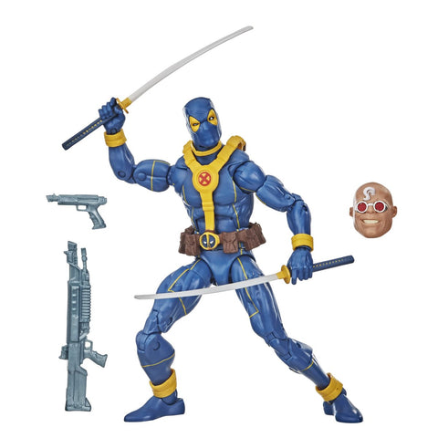 Image of (Hasbro) Deadpool Marvel Legends Blue Deadpool 6-inch Action Figure