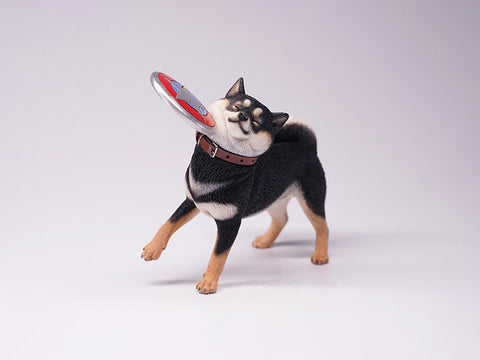 Image of (JXK STUDIO) (Pre-Order) Shiba Inu with Frisbee (Ver.A) 1/6 Scale Figure - Deposit Only