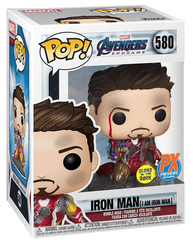 Image of (Funko Pop) I Am Iron Man Glow in the Dark PX Exclusive