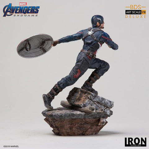 Image of (Iron Studios) Captain America Deluxe BDS Art Scale 1/10 - Avengers Endgame