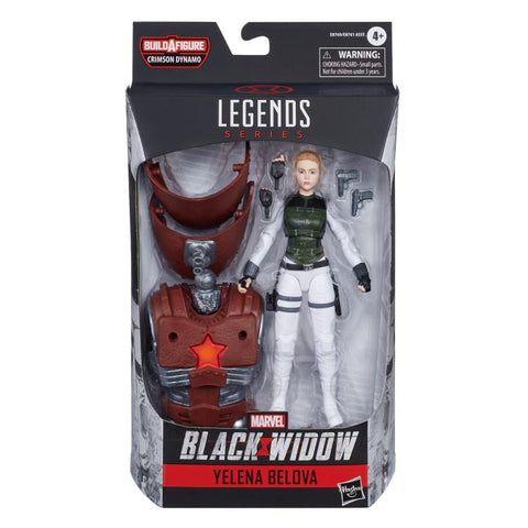 Image of (Hasbro) Marvel Legends 6″ Case of 8 Black Widow Wave BAF Crimson Dynamo