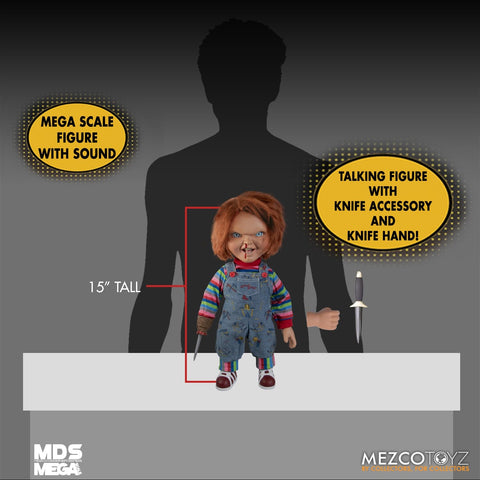 Image of (Mezco) (Pre-Order) MDS Mega Scale Talking Menacing Chucky - Deposit Only