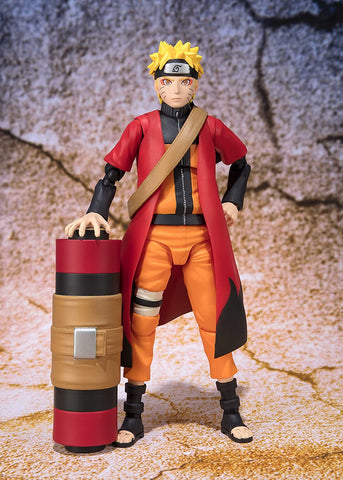 Image of (Bandai) TAMASHII NATIONS Bandai S.H. Figuarts Naruto Uzumaki Sage Mode (Advanced Mode) Naruto: Shippuden Action Figure
