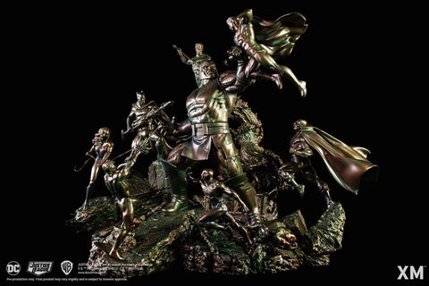 Image of (XM Studios) (Pre-Order) Justice League VS Darkseid Ver A (Colour) or B (Faux Bronze) 1/6 Scale Statue - Deposit Only