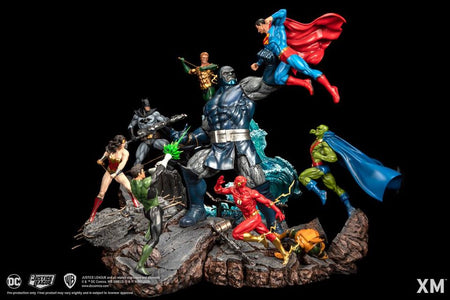 (XM Studios) (Pre-Order) Justice League VS Darkseid Ver A (Colour) or B (Faux Bronze) 1/6 Scale Statue - Deposit Only