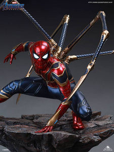 (Queen Studios) (Pre-Order) Iron Spiderman 1/4 Scale Premium Statue - Deposit Only