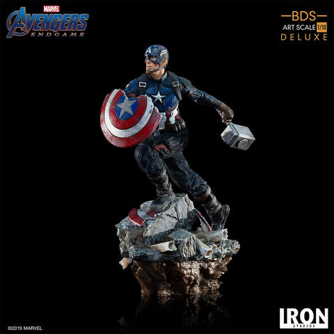 Image of (Iron Studios) Captain America Deluxe BDS Art Scale 1/10 - Avengers Endgame