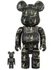 (Medicom) (Pre-Order) JPY12000 Bearbrick Jean-Michel Basquiat 100% & 400% set - Deposit Only
