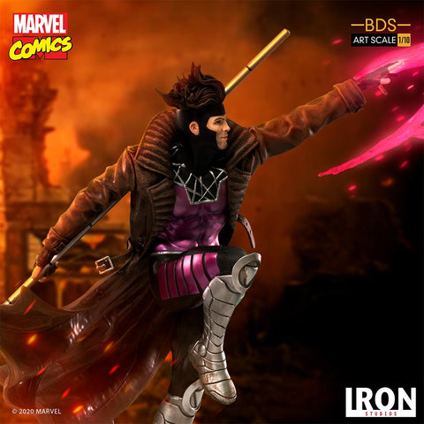 Image of (Iron Studios) (Pre-Order) Gambit BDS Art Scale 1/10 - Marvel Comics - Deposit Only