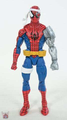 Image of (Hasbro) Exclusives Marvel Legends Spiderman 6" Vintage Cyborg Spiderman