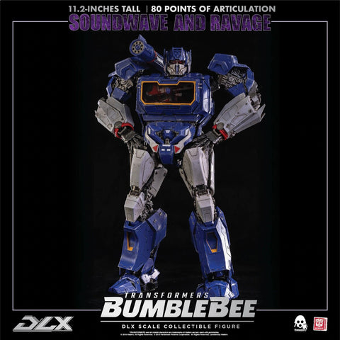 Image of (3A ThreeZero) (Pre-Order) DLX Soundwave and Ravage Bumblebee Movie ver. - Deposit Only - PO Price - P10,450