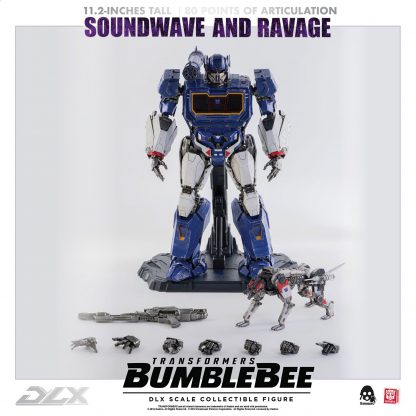 Image of (ThreeZero) DLX Soundwave and Ravage Bumblebee Movie ver.