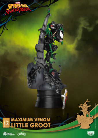 Image of (Beast Kingdom) (Pre-Order) D-STAGE-068-Maximum Venom-Little Groot - Deposit Only