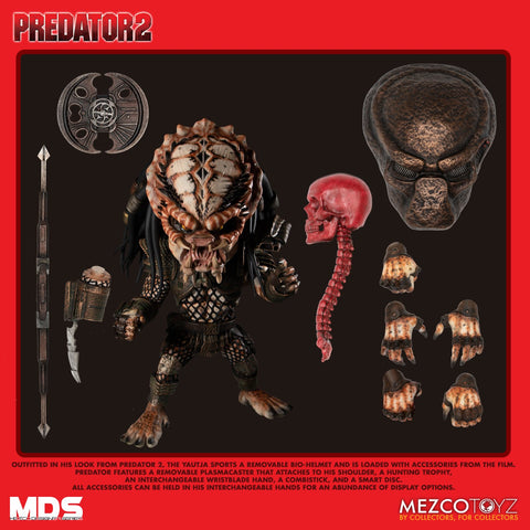 Image of (MEZCO) (Pre-Order) Predator 2: Deluxe City Hunter - Deposit Only